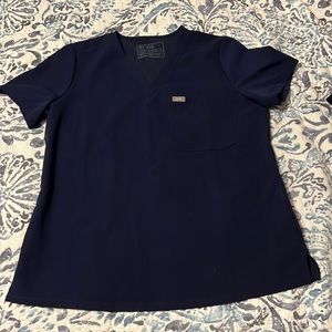 Women's Navy Catarina™ - One-Pocket Scrub Top - M / Navy